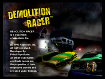 Demolition Racer (US) screen shot title